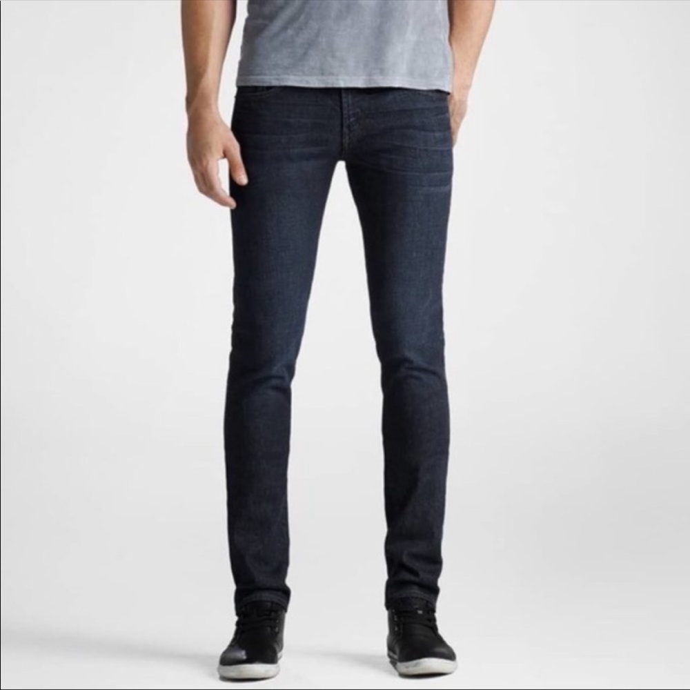 • j brand slim skinny dark wash mick jeans 33 x 33